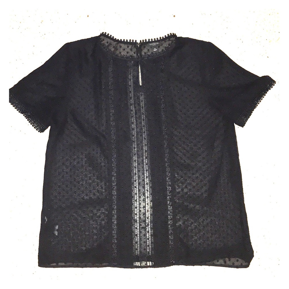 Black lace top
